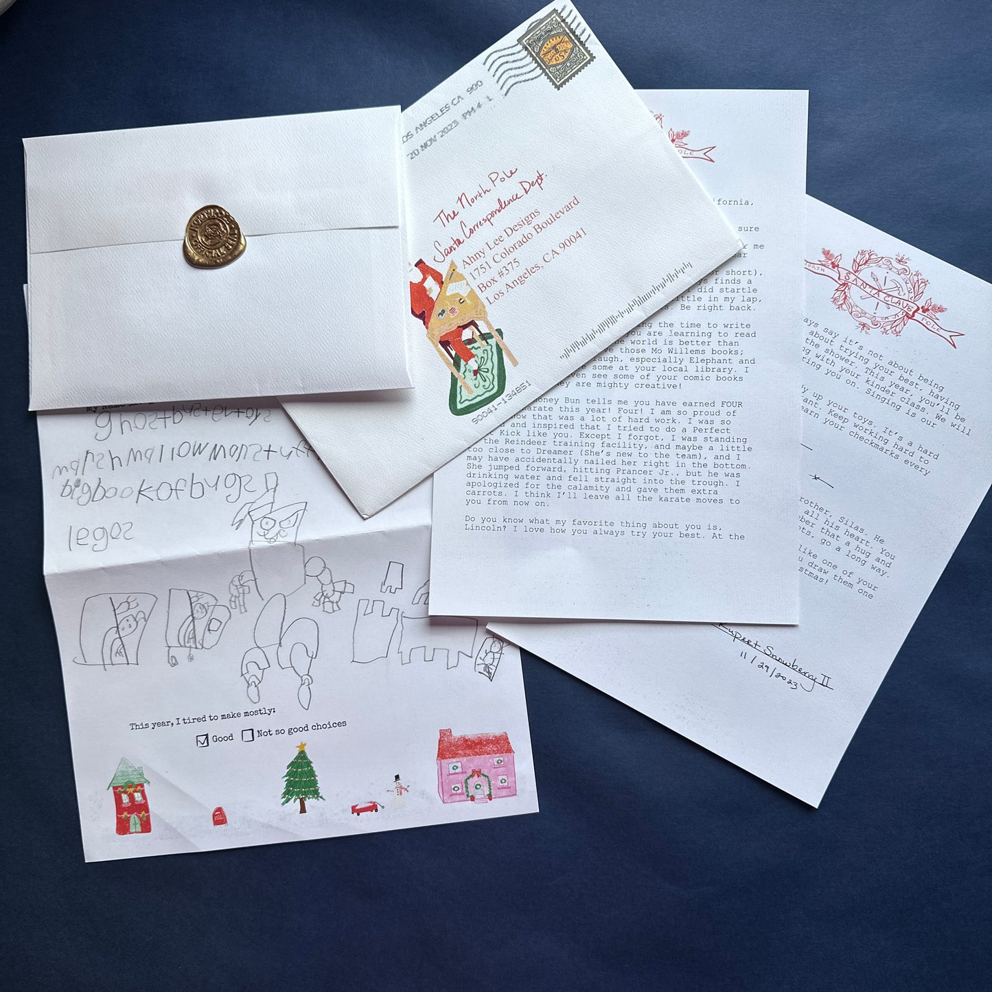 Santa Correspondence Kit